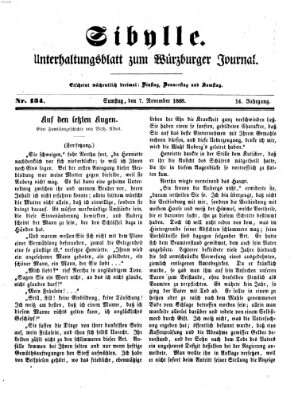 Sibylle (Würzburger Journal) Samstag 7. November 1868