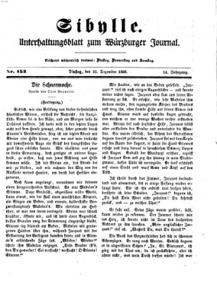 Sibylle (Würzburger Journal) Dienstag 22. Dezember 1868