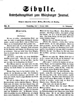 Sibylle (Würzburger Journal) Donnerstag 7. Januar 1869