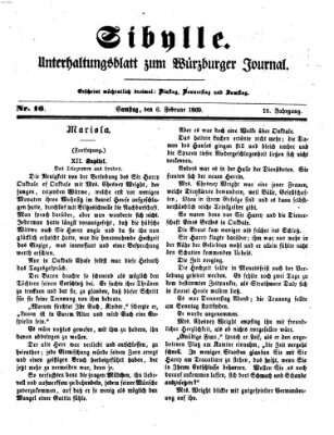 Sibylle (Würzburger Journal) Samstag 6. Februar 1869