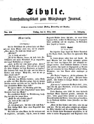 Sibylle (Würzburger Journal) Dienstag 30. März 1869