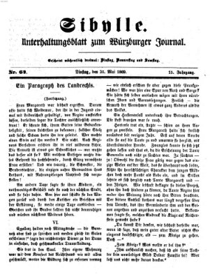 Sibylle (Würzburger Journal) Dienstag 25. Mai 1869