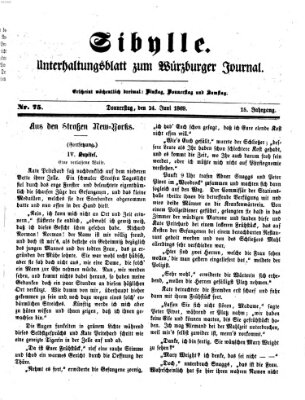 Sibylle (Würzburger Journal) Donnerstag 24. Juni 1869