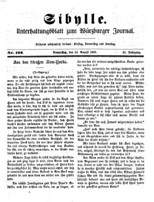 Sibylle (Würzburger Journal) Donnerstag 26. August 1869