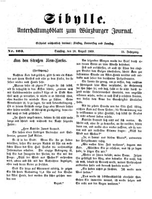 Sibylle (Würzburger Journal) Samstag 28. August 1869