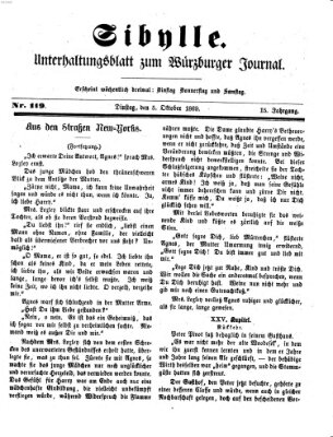 Sibylle (Würzburger Journal) Dienstag 5. Oktober 1869