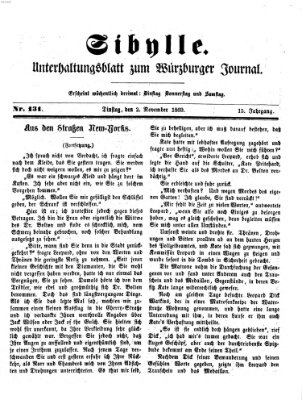 Sibylle (Würzburger Journal) Dienstag 2. November 1869