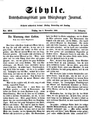 Sibylle (Würzburger Journal) Dienstag 9. November 1869