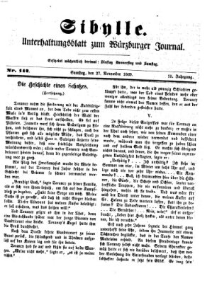 Sibylle (Würzburger Journal) Samstag 27. November 1869