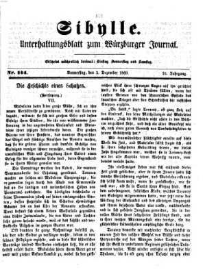 Sibylle (Würzburger Journal) Donnerstag 2. Dezember 1869