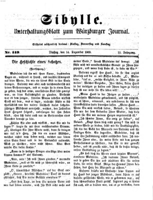 Sibylle (Würzburger Journal) Dienstag 14. Dezember 1869