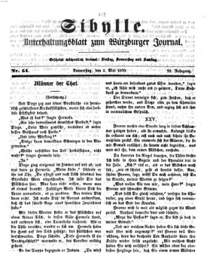 Sibylle (Würzburger Journal) Donnerstag 5. Mai 1870