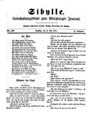 Sibylle (Würzburger Journal) Samstag 14. Mai 1870