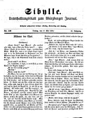 Sibylle (Würzburger Journal) Dienstag 17. Mai 1870