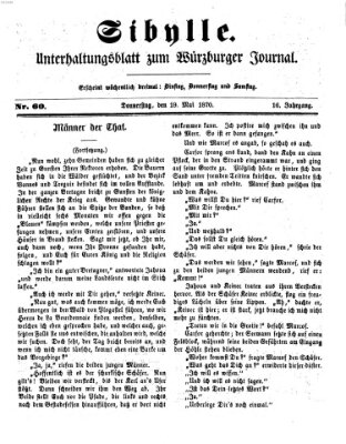 Sibylle (Würzburger Journal) Donnerstag 19. Mai 1870