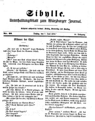 Sibylle (Würzburger Journal) Dienstag 7. Juni 1870