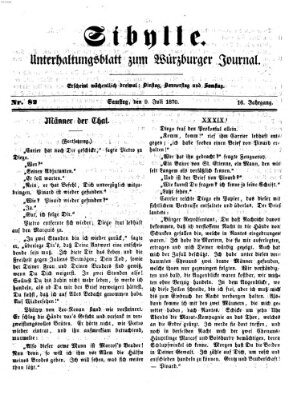 Sibylle (Würzburger Journal) Samstag 9. Juli 1870