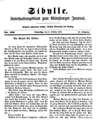 Sibylle (Würzburger Journal) Donnerstag 6. Oktober 1870