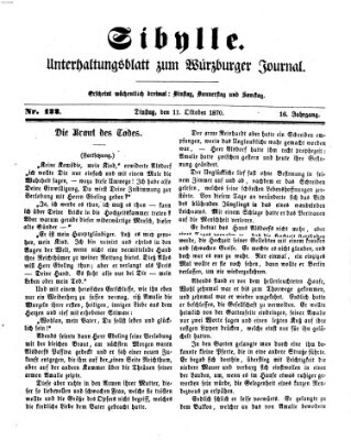 Sibylle (Würzburger Journal) Dienstag 11. Oktober 1870