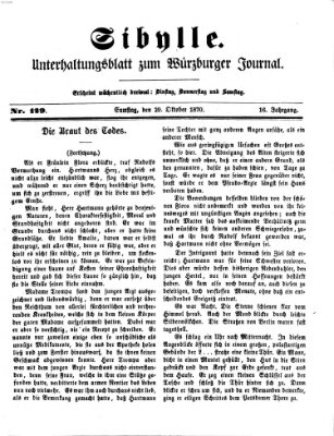 Sibylle (Würzburger Journal) Samstag 29. Oktober 1870