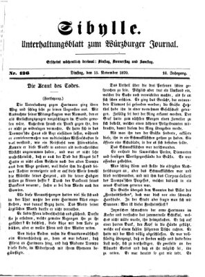 Sibylle (Würzburger Journal) Dienstag 15. November 1870