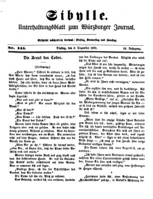 Sibylle (Würzburger Journal) Dienstag 6. Dezember 1870