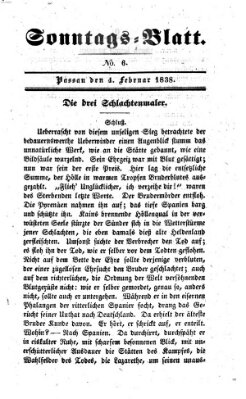 Kourier an der Donau. Sonntags-Blatt : der Unterhaltung gewidmet ; eine Zugabe zum Kourier an der Donau (Donau-Zeitung) Sonntag 4. Februar 1838