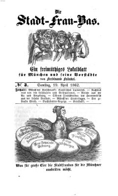 Stadtfraubas Samstag 19. April 1862