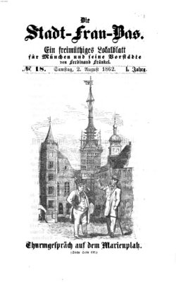 Stadtfraubas Samstag 2. August 1862