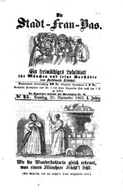 Stadtfraubas Samstag 20. September 1862