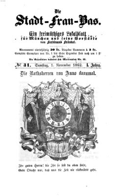 Stadtfraubas Samstag 1. November 1862