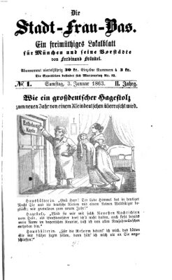 Stadtfraubas Samstag 3. Januar 1863