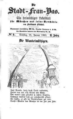 Stadtfraubas Samstag 31. Januar 1863