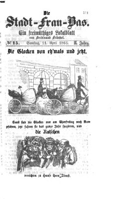 Stadtfraubas Samstag 11. April 1863