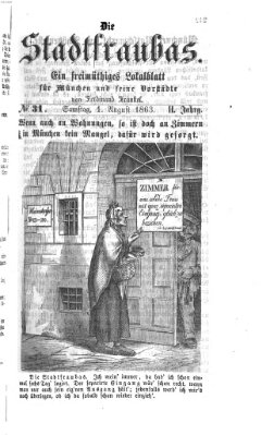 Stadtfraubas Samstag 1. August 1863