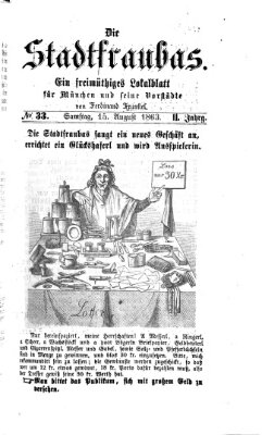 Stadtfraubas Samstag 15. August 1863