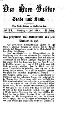 Stadtfraubas Samstag 4. Juli 1863