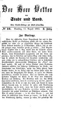 Stadtfraubas Samstag 15. August 1863