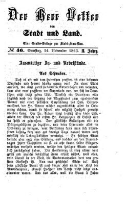 Stadtfraubas Samstag 14. November 1863