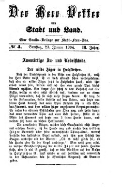 Stadtfraubas Samstag 23. Januar 1864