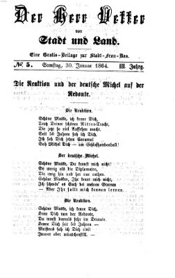 Stadtfraubas Samstag 30. Januar 1864