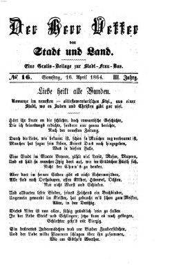 Stadtfraubas Samstag 16. April 1864