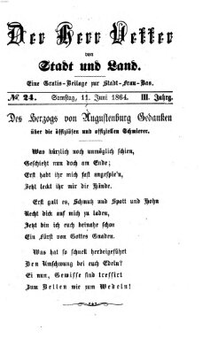 Stadtfraubas Samstag 11. Juni 1864