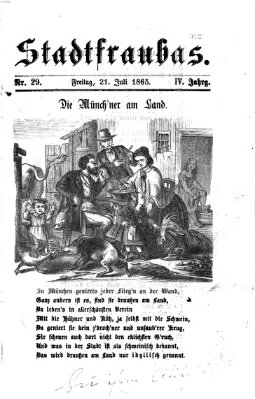 Stadtfraubas Freitag 21. Juli 1865