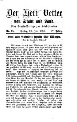 Stadtfraubas Freitag 23. Juni 1865