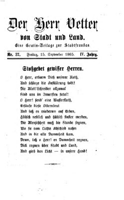 Stadtfraubas Freitag 15. September 1865