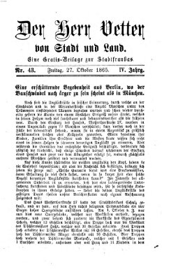 Stadtfraubas Freitag 27. Oktober 1865