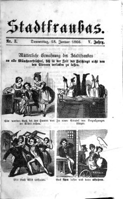 Stadtfraubas Donnerstag 18. Januar 1866