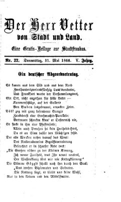 Stadtfraubas Donnerstag 31. Mai 1866