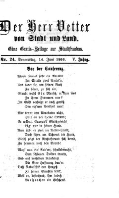 Stadtfraubas Donnerstag 14. Juni 1866